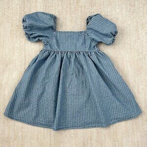 Levi’s Blue Cotton Summer Mini Dress With Pocket M